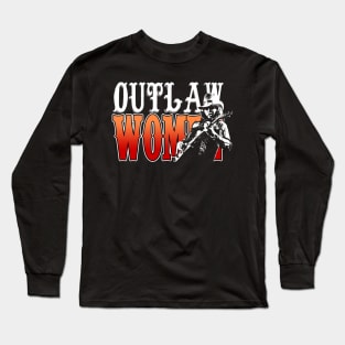 Hank Outlaw Jr Women Country Music Fan Gifts Long Sleeve T-Shirt